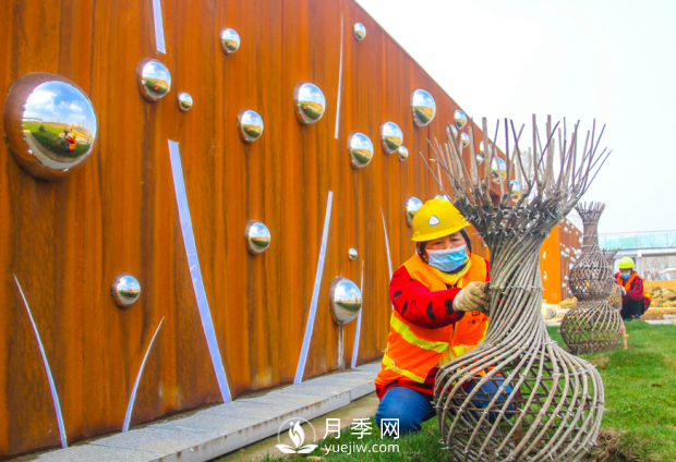 河南南陽(yáng)：扮亮世界月季大觀園 喜迎世界月季博覽會(huì)(圖1)