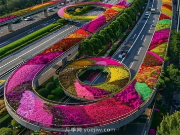 杭州高架月季美到難以置信，是AI所為？