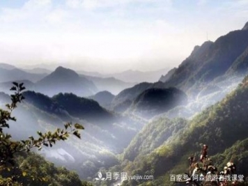 河南天池山森林公園，森林覆蓋率98.57％，譽為洛陽“張家界”