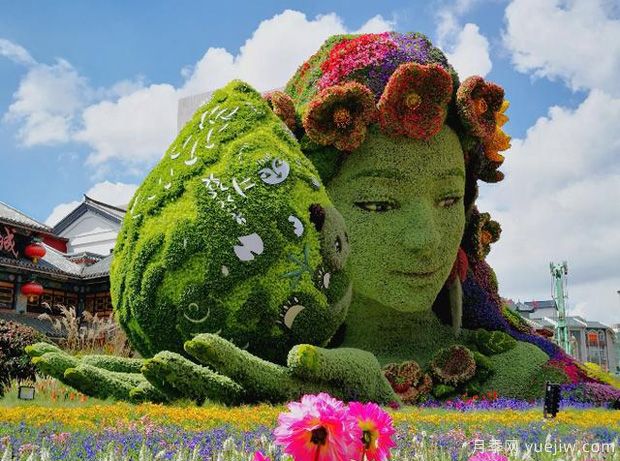 共生共融，百組立體花壇景觀驚艷亮相昆明COP15(圖1)